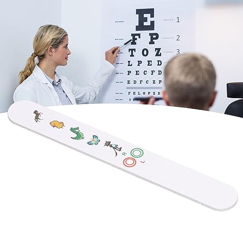 Fixation Stick Vision Tester, Clear Colorful Animal Patterns, Portable Fixation Stick, Kids Vision Optometry Test Card - Image 4