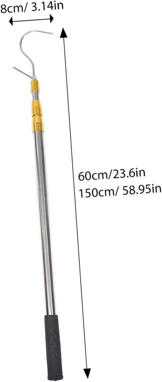 Portable Telescoping Sunshade Pull Rod Awning Tool for Quick Setup Durable Construction Compact Storage for Outdoor Camping and Rv Use