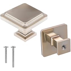 Gold Cabinet Knobs - Gold Drawer Knobs - 10 Pack Closet Door Knobs - Kitchen Cabinet Knobs - Kitchen Knobs for Cabinets and Drawers - Bedroom Door Knobs - Cupboard Knobs for Modern Home & Furniture