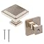 Knob Square Gold