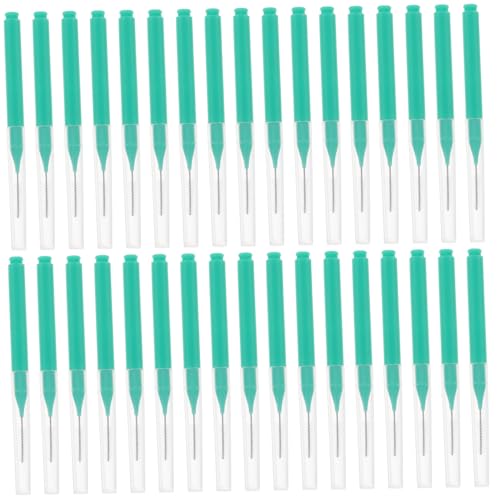 Anneome 100pcs Interdental Cleaning Brushes Crevice Cleaning Tool for Braces Gentle Bristles Brush Cleaner