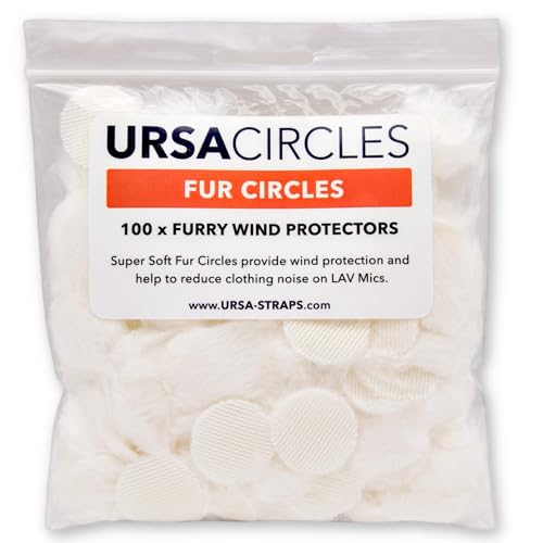 URSA Fur Circles - Mini Windshields for Lavalier/Lapel...
