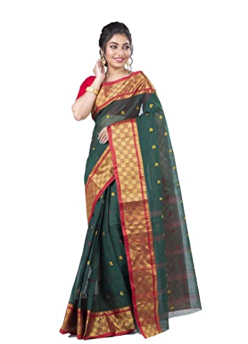 Image of Woven Tangail Pure Cotton Saree