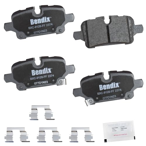 Image of Bendix Priority1 CFC2374 Ceramic Rear Brake Pads for Chevrolet Equinox 2023-2021, Malibu 2023-2020, GMC Terrain 2023-2021