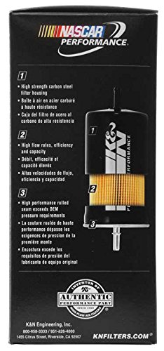 K&N Gasoline Fuel Filter: High Performance Fuel Filter, Premium Engine Protection, Compatible With 1991-2006 Gm Truck/Passenger Car Fuel Injected Gasoline Engines, Pf-2400 #TOP6