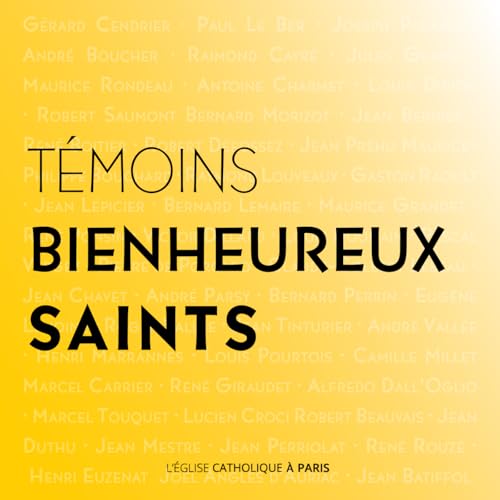 T&eacute;moins, bienheureux, saints copertina