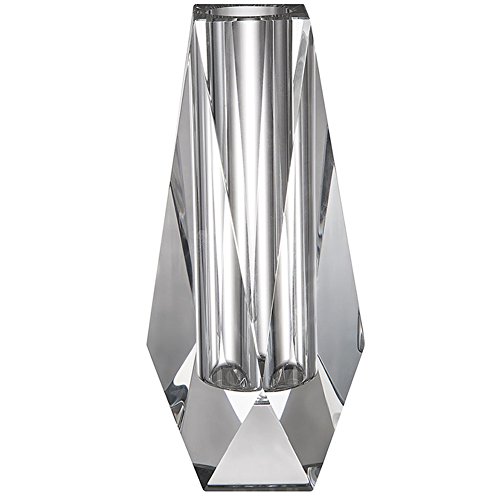 Donoucls Crystal Flower Bud Vase 8.5 Inch, Christmas Decorations for