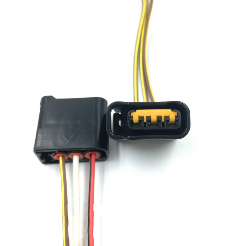 Car Ignition Coil high Voltage Pack Wire Plug Connector with Wire for Subaru EJ20 EJ25 Forester for Outback Impreza Legacy Tribeca - (Color Name: Black)