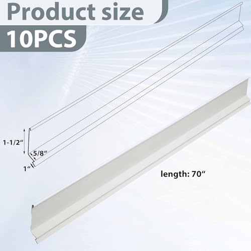 Yaocom 10 Pack 58 ft Mobile Home Skirting Bottom Guard Panels Vinyl Trim by Yaocom - Used condition - Image 2