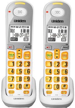 Uniden DCX309 1.9Ghz DECT 6.0 Cordless Handset Expansion Telephone for D3097 and D3098 (2-Pack)