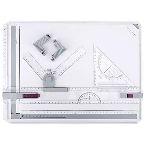 Drawing Board, HandsEase A3 Drawing Table Board Multi-Funtion Graphic Architectural Adjustable Measuring System