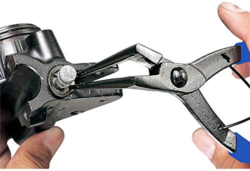 Oimerry Snap Ring Pliers, Heavy Duty 90-Degree Long Nose Internal Ring Retaining Circlip Pliers #TOP5