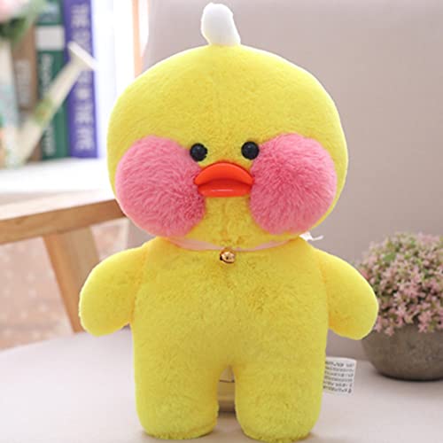 Juguete de peluche de pato, juguete de peluche suave y amarillo para niños y niñas, juguete de peluche de peluche, el mejor regalo para Navidad de 30 cm Cover