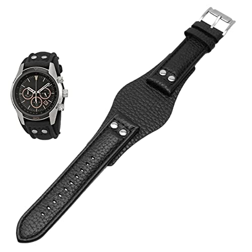 Bracelet de montre en cuir véritable Fossil CH2592 CH2564 pour remplacer un bracelet usé