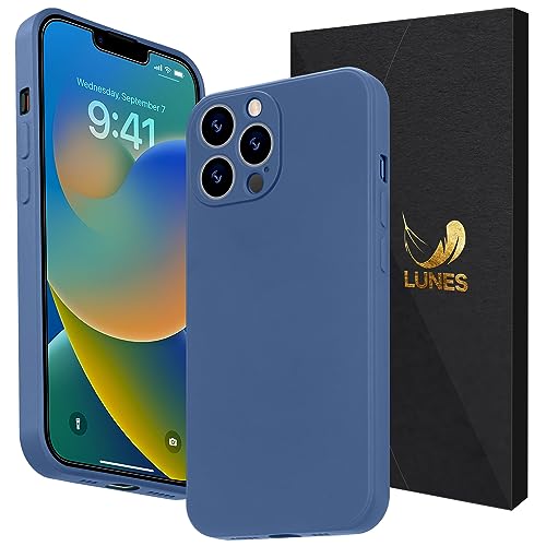 LUNES iPhone 13 Pro Max P[X Jی X}zP[X ϏՌ y ^ y ϖh~ h~ Yی Phone13 v}bNX p Jo[ (iPhone13ProMax, navy)