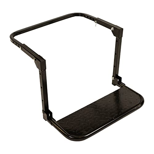AG Automotive Marchepied de Roue Marchepied de Pneu pour Jantes de 14 à 20 Pouces Rabattable Noir Cover