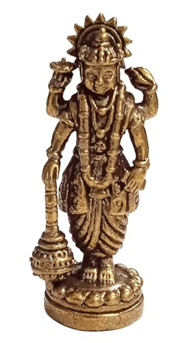 Miniatura Estatua de Latón Vishnu de Pie miniatura 2