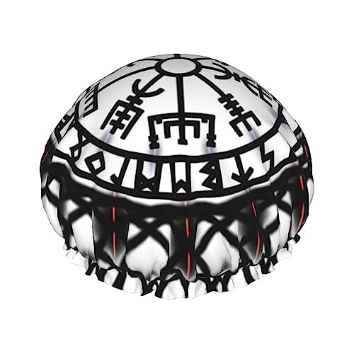 Bonnet de douche imperméable vegvisir réutilisable à double couche pour bain - 2