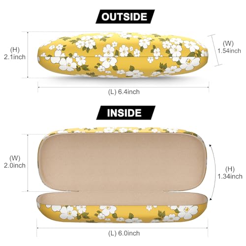 Image of Eyeglasses Case, Hard Shell Protective Case for Glasses, Unisex for Women Men