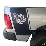Increation Company Bee With Middle Finger Decals Fits Dodge Ram 1500 Stripes 5.7 Liter Truck Rumble Rear Bed For 4x4 Off Road Performance Vinyl Graphics