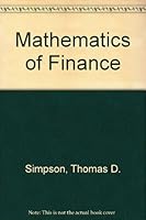 Mathematics of Finance 0135650364 Book Cover