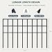 42.5ft(L) x 13in(H) Animal Barrier Fence, 30 Panels No Dig Garden Fence for Dog Rabbit, Rustproof Anti Digging Barrier, Garden Edging Border Ground Defense for Outdoor, Yard, Patio