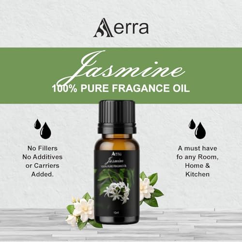 Image of Aerra Jasmine Fragrance Oil 15ml | Candles, Soaps & Diffuser |