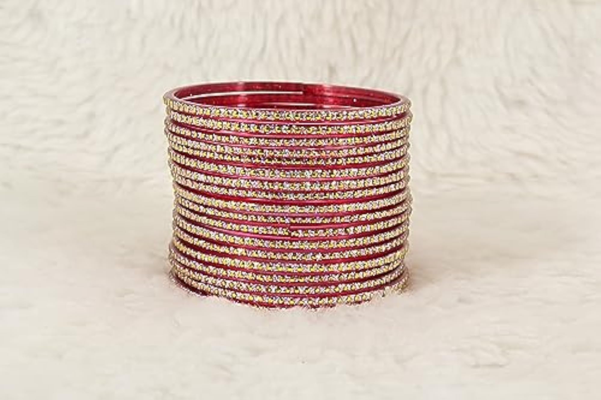 Polka Dot & Glitter Bangles Set - Pack of 36