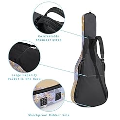 Housse imperméable pour guitare acoustique avec double bandoulière et poche Motif abstrait, Multicolore 07, 42.9×16.9×4… - Les Beatles, Paul McCartney, John Lennon, RIngo Starr, George Harrison Housse imperméable pour guitare acoustique avec double bandoulière et poche Motif abstrait, Multicolore 07, 42.9x16.9x4… – Image 3