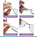 GMS Optical 15mm Med Length / 6mm Normal Width- Push-in Tear Drop Silicone Nose Pads for Glasses, Sunglasses, and Eyeglass Nose Pads, Great for Eyeglass Repair (5 Pair) (Clear)