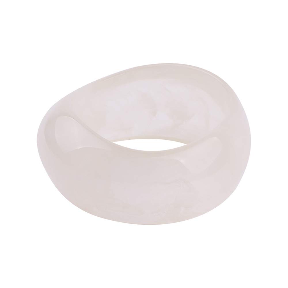 CaiyaoPunk Multiple Color Acrylic Resin Irregular Geometric Bangle Bracelet Tortoiseshell Acetate Mottled Wide Chunky Cuff Bangle for Women Wristband Jewelry