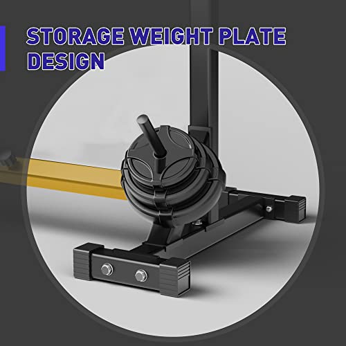 Holleyweb Squat Rack Stand Bench Press Rack,Adjustable Barbell Stand Rack Multi-Function Strength Weight Rack Home Gym - Image 6