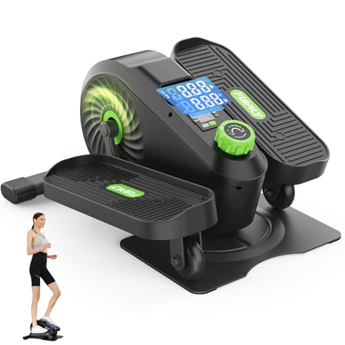 FUNMILY Under Desk Elliptical, Under Desk Bike Pedal Exerciser, Seated Elliptical, Work from Home...