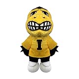 Bobbi-Dobbiez Mini Attachable Plushie Gift: University of Iowa Herky Mascot