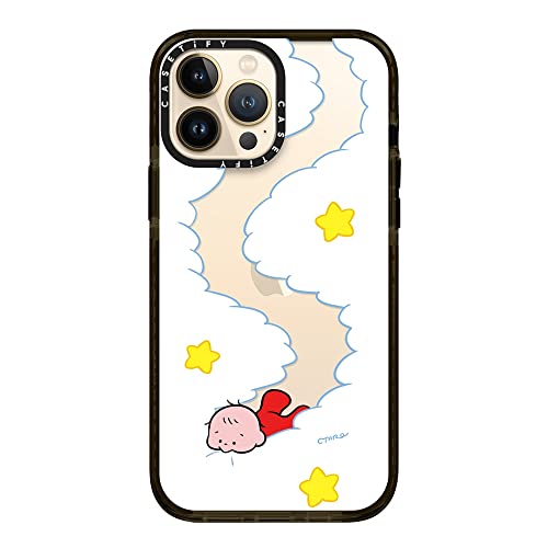 CASETiFY �C���p�N�g�P�[�X iPhone 13 Pro Max - Eat Your Clouds By Taro Oono - �N���A �u���b�N