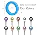 Quacc 10 PCS Key Colour Caps Flexible Round Key Identifier Cover for Office House