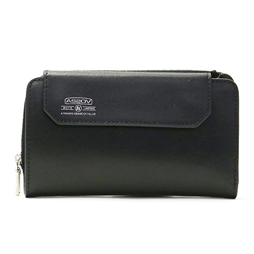 [�A�b�\�u] ���z LEATHER MOBILE SHORT WALLET �u���b�N