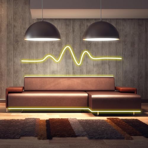 Tira de LED flexible NUOBESTY 5m color amarillo con enchufe US miniatura 4