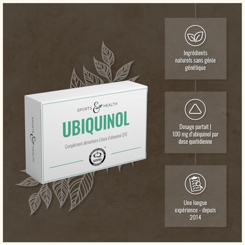 Ubiquinol Coenzyme Q10 Kaneka 100mg - 60 Capsules Hautement Dosées au Total – vue 4