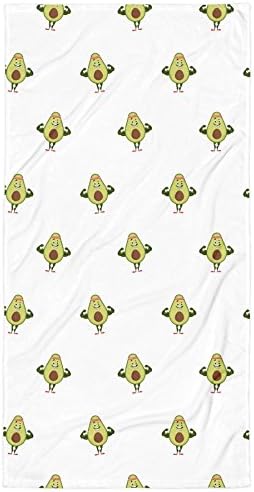 The Jazzy Panda Avocado All-Over Towel | Funny Vegan Gym Gift Blanket