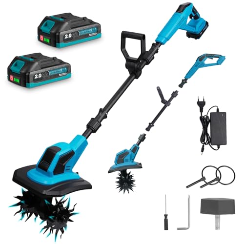Yofidra Motobineuse Électrique sans Fil - 600W Motoculteur avec 23cm de Largeur...