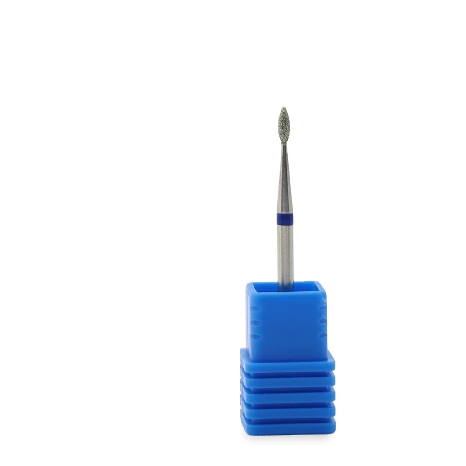 Flame Cone Diamond Nail Drill Bits Rotary Cuticle Bit Manicure Drill 1Pcs(M)