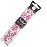 Book Light for Reading in Bed - Clip on LED Reading Light & Bookmark - Batteries Included - Great Birthday & Christmas Gifts for Book Lovers - Pink Flowers