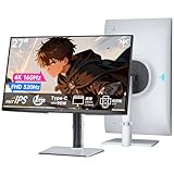 KTC 27インチ 4K UHDゲーミングモニター FAST IPS 3840x2160@160Hz /FHD@320Hz デュアルモード 1ms HDR400対応 sRGB125%色域ボリューム 400cd/m² DC調光 HDMI2.1*2 DP1.4*1 90W Type-C*1 USB3.0 前後チルト・左右スワベル・高さ調整・ピボット回転 工具不要 VESA 三年保証付き H27P6