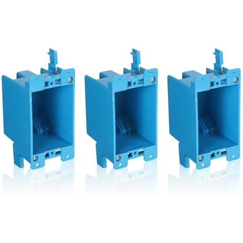 Lasuroa 3pcs Single Gang Outlet Box Cover