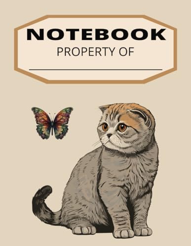  Scottish Fold Cat Notebook