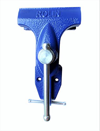 Clamp-on Vise By Rolin Wood Working Clamp 3" Light Duty Small Home Vise Table Vise Blue