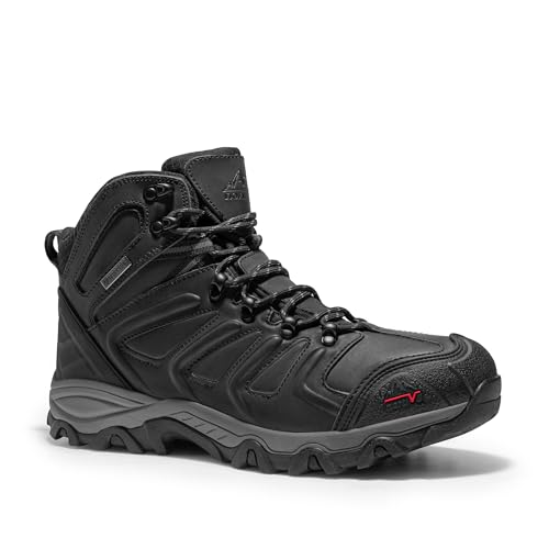 Image of NORTIV 8 Men's Ankle High Waterproof Hiking Boots Outdoor Lightweight Shoes Trekking Trails Armadillo