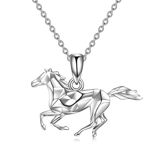 Collier cheval argent YFN, l'idée cadeau d'anniversaire idéale pour une fille ou une femme