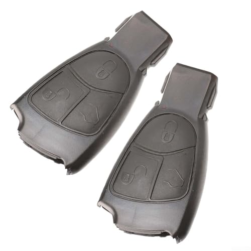 Funda para llave de 3 botones, paquete de 2 carcasas de repuesto para W168 W202 W203 W208 W210 W211